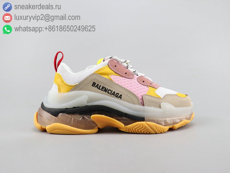 Balenciaga Triple S 3.0 Women Sneakers Khaki Pink UEL3890828